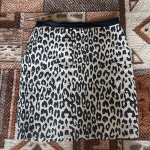 Leopard Print Skirt